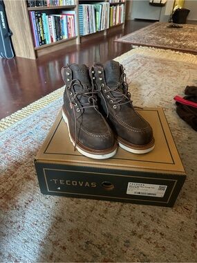 Tecovas Espresso Work Boots